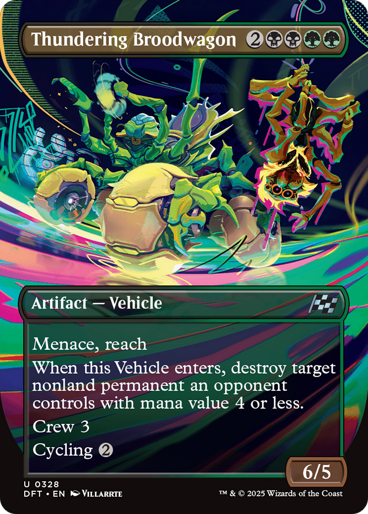 Thundering Broodwagon (Borderless) [Aetherdrift] - Magic: The Gathering - Card Brawlers | Quebec | Canada |