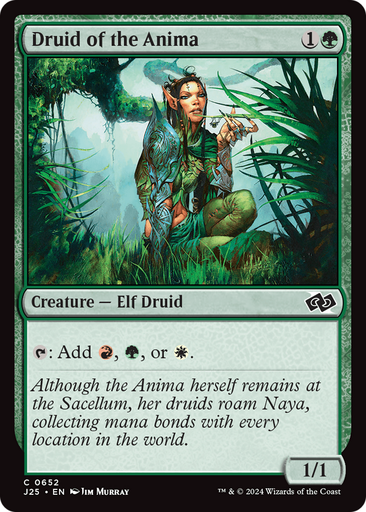 Druid of the Anima [Foundations Jumpstart] - Magic: The Gathering - Card Brawlers | Quebec | Canada |