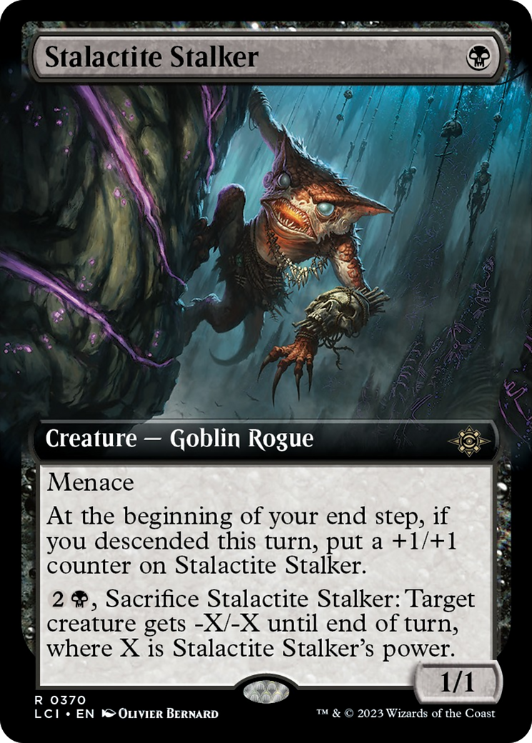 Stalactite Stalker (Extended Art) [The Lost Caverns of Ixalan] - Magic: The Gathering - Card Brawlers | Quebec | Canada |