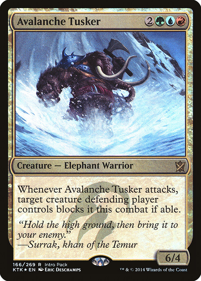 Avalanche Tusker (Intro Pack) [Khans of Tarkir Promos] - Magic: The Gathering - Card Brawlers | Quebec | Canada |