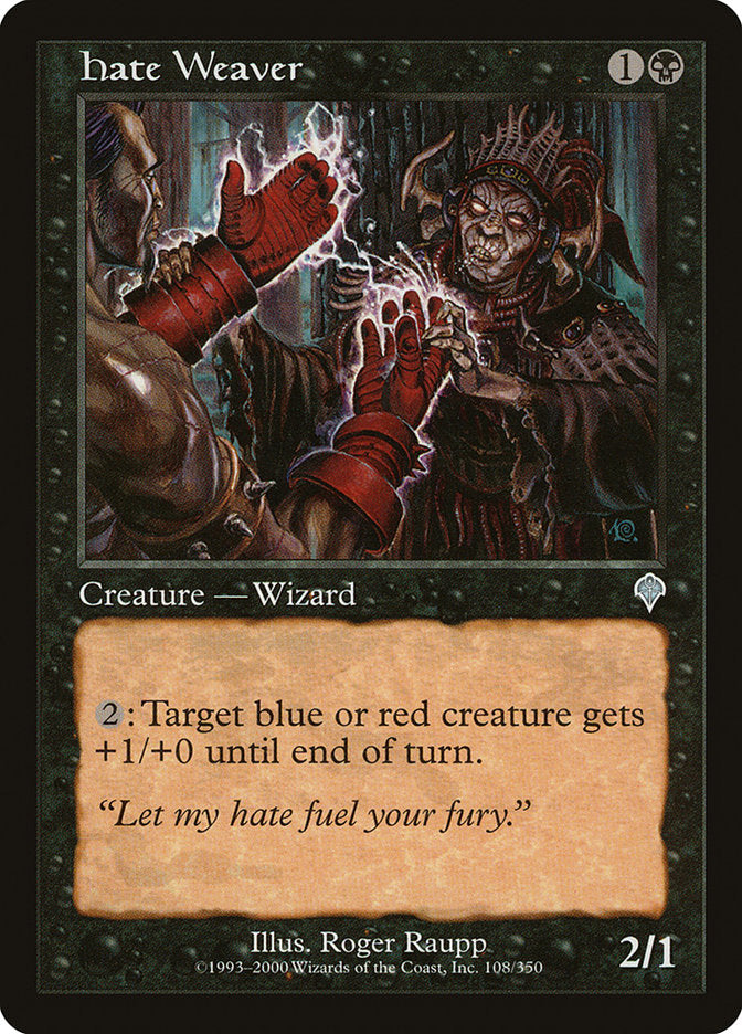 Hate Weaver [Invasion] - Magic: The Gathering - Card Brawlers | Quebec | Canada |