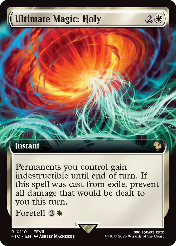 Ultimate Magic: Holy (Extended Art) [FINAL FANTASY Commander] - Magic: The Gathering - Card Brawlers | Quebec | Canada |