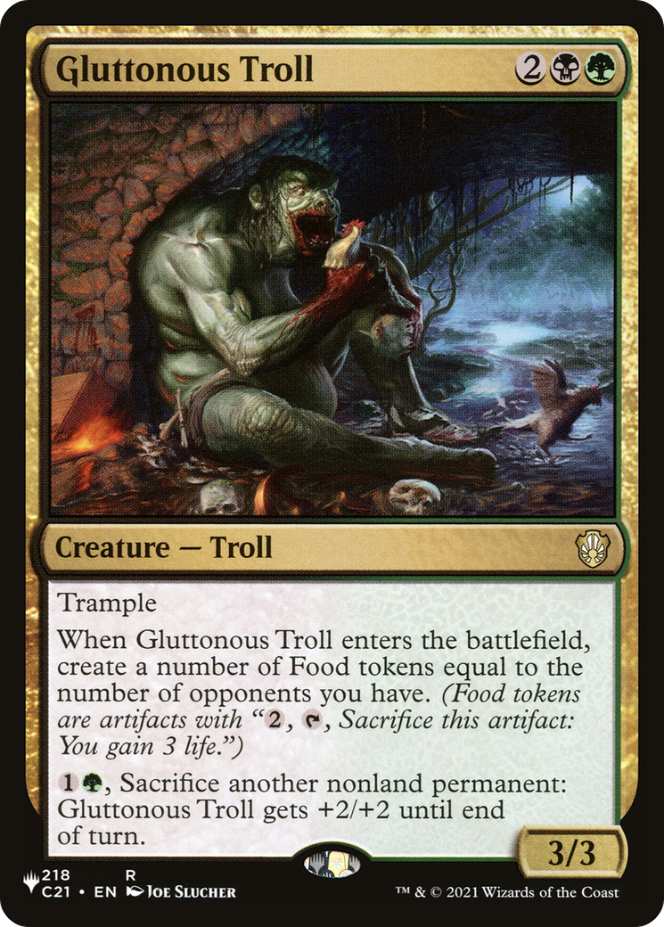 Gluttonous Troll [The List] - Magic: The Gathering - Card Brawlers | Quebec | Canada |