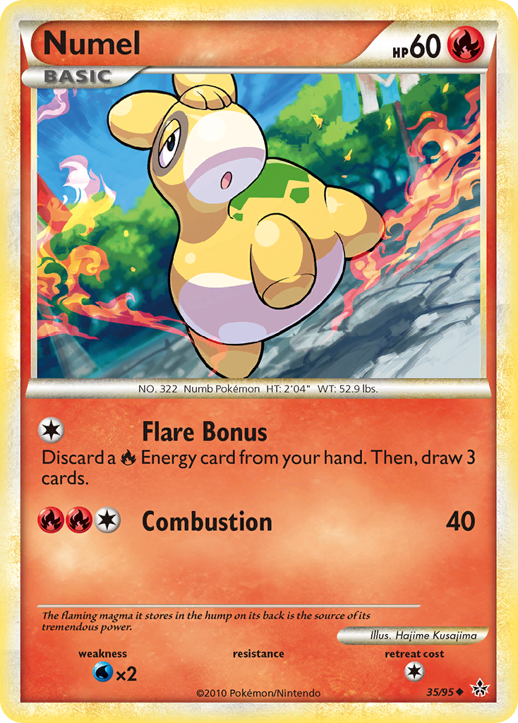 Numel (35/95) [HeartGold & SoulSilver: Unleashed] - Pokémon - Card Brawlers | Quebec | Canada |