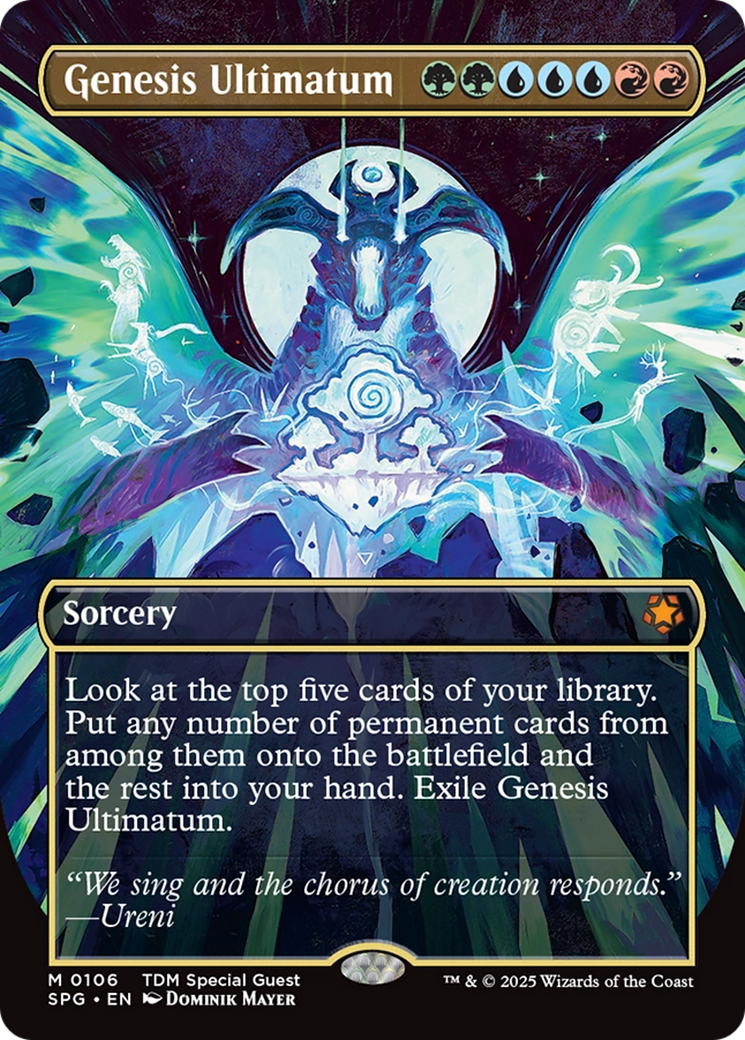Genesis Ultimatum (Borderless) [Tarkir: Dragonstorm Special Guests] - Magic: The Gathering - Card Brawlers | Quebec | Canada |