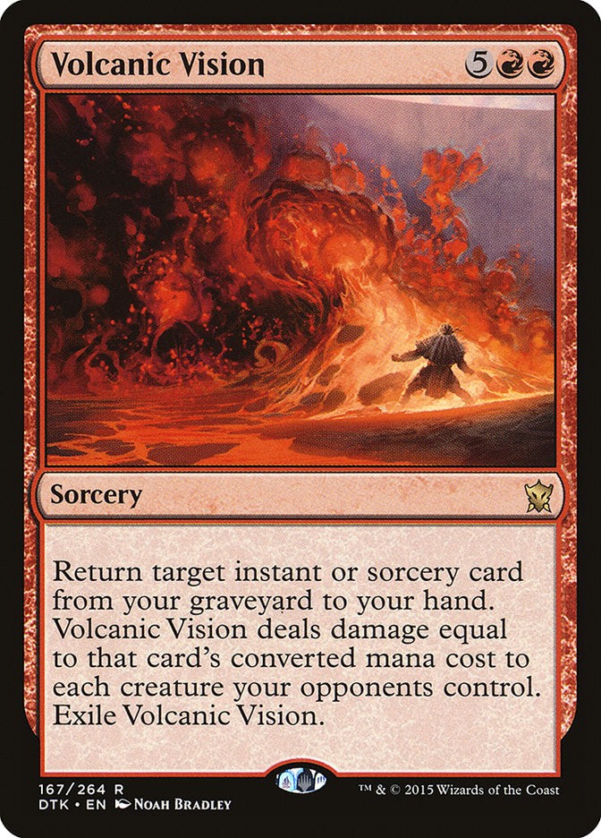 Volcanic Vision [Dragons of Tarkir] - Magic: The Gathering - Card Brawlers | Quebec | Canada |