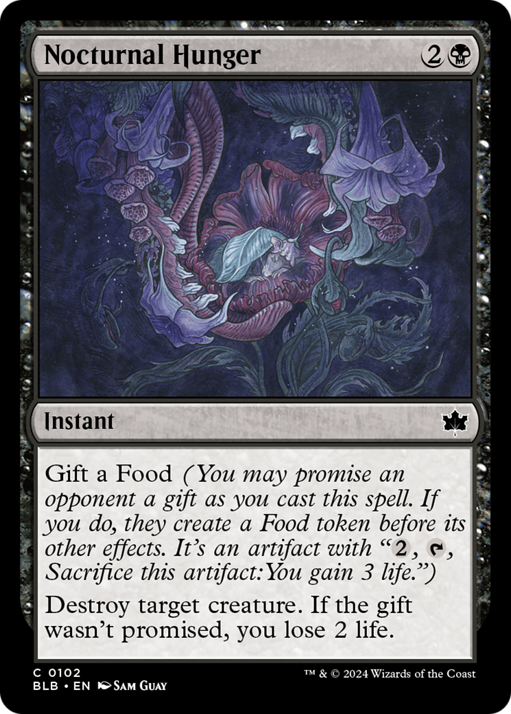 Nocturnal Hunger [Bloomburrow] - Magic: The Gathering - Card Brawlers | Quebec | Canada |