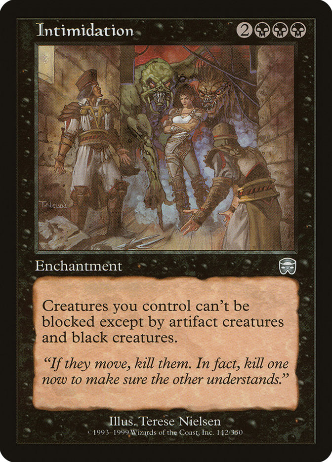 Intimidation [Mercadian Masques] - Magic: The Gathering - Card Brawlers | Quebec | Canada |