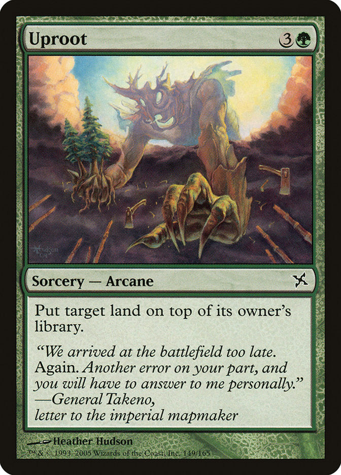 Uproot [Betrayers of Kamigawa] - Magic: The Gathering - Card Brawlers | Quebec | Canada |