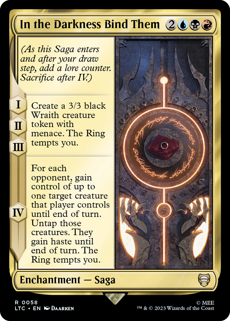 In the Darkness Bind Them [The Lord of the Rings: Tales of Middle-Earth Commander] - Magic: The Gathering - Card Brawlers | Quebec | Canada |