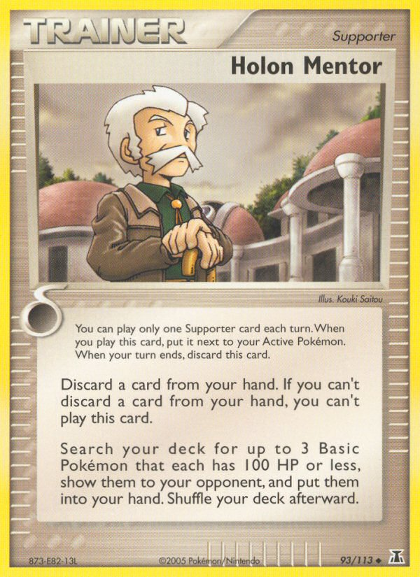 Holon Mentor (93/113) [EX: Delta Species] - Pokémon - Card Brawlers | Quebec | Canada |