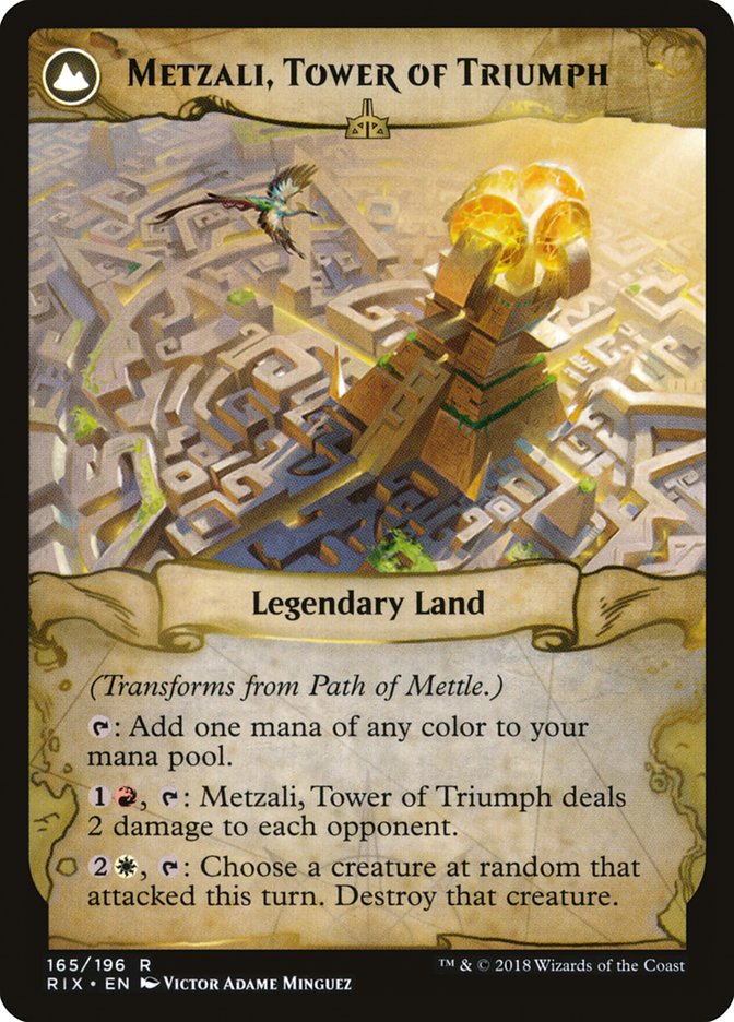 Path of Mettle // Metzali, Tower of Triumph [Rivals of Ixalan] - Magic: The Gathering - Card Brawlers | Quebec | Canada |