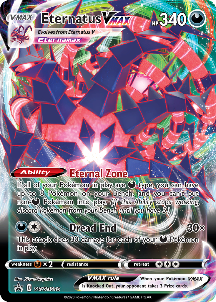 Eternatus VMAX (SWSH045) (Jumbo Card) [Sword & Shield: Black Star Promos] - Pokémon - Card Brawlers | Quebec | Canada |