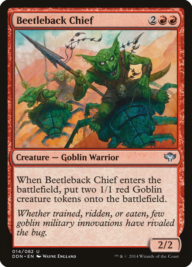 Beetleback Chief [Duel Decks: Speed vs. Cunning] - Magic: The Gathering - Card Brawlers | Quebec | Canada |