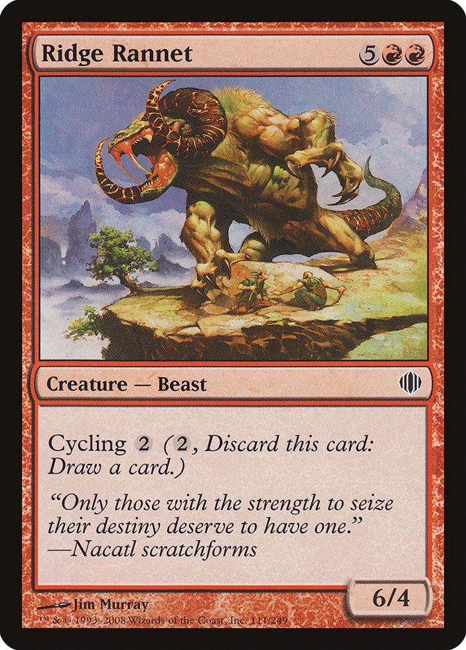 Ridge Rannet [Shards of Alara] - Magic: The Gathering - Card Brawlers | Quebec | Canada |