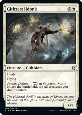 Githzerai Monk [Commander Legends: Battle for Baldur's Gate] - Magic: The Gathering - Card Brawlers | Quebec | Canada |