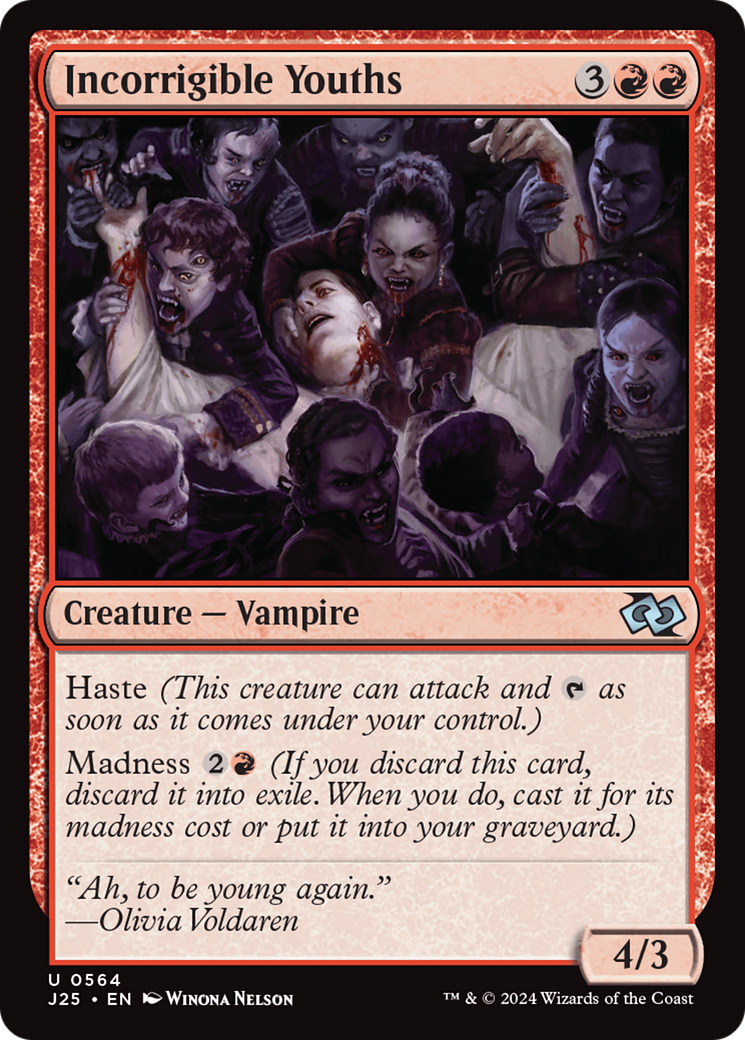 Incorrigible Youths [Foundations Jumpstart] - Magic: The Gathering - Card Brawlers | Quebec | Canada |
