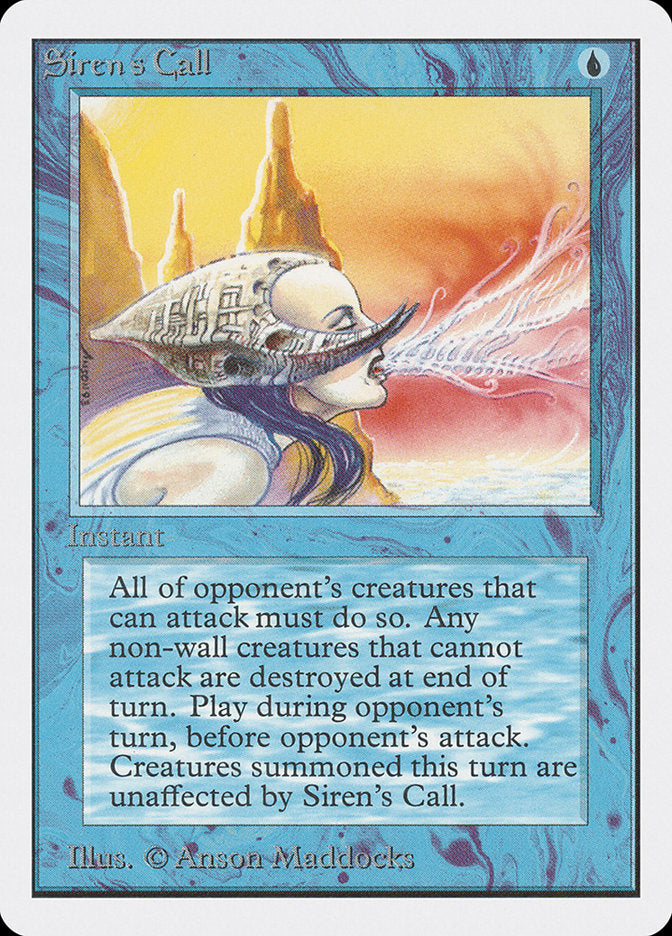 Siren's Call [Unlimited Edition] - Magic: The Gathering - Card Brawlers | Quebec | Canada |