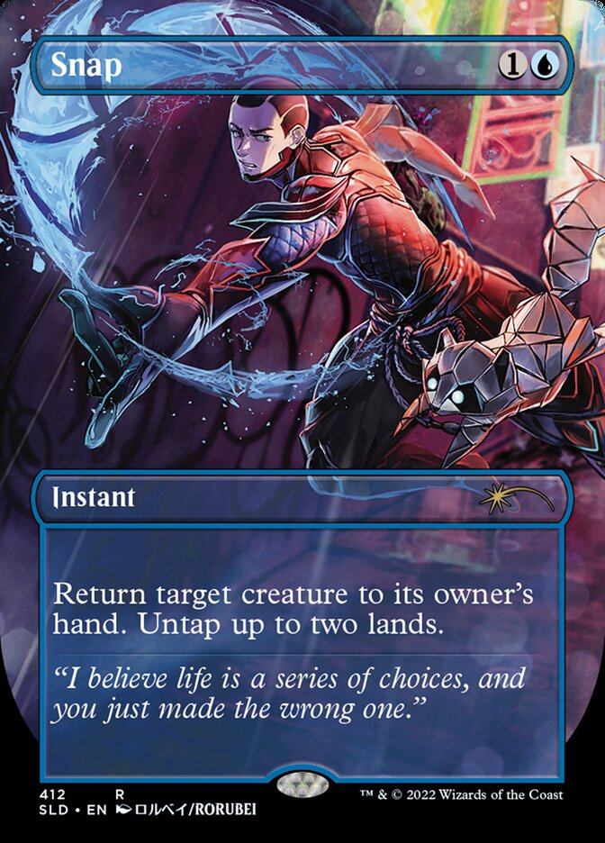 Snap (Borderless) [Secret Lair Drop Series] - Magic: The Gathering - Card Brawlers | Quebec | Canada |