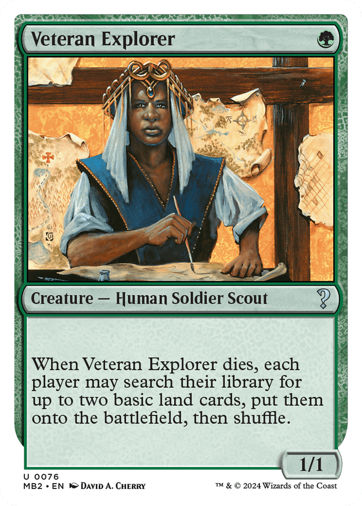 Veteran Explorer (White Border) [Mystery Booster 2] - Magic: The Gathering - Card Brawlers | Quebec | Canada |
