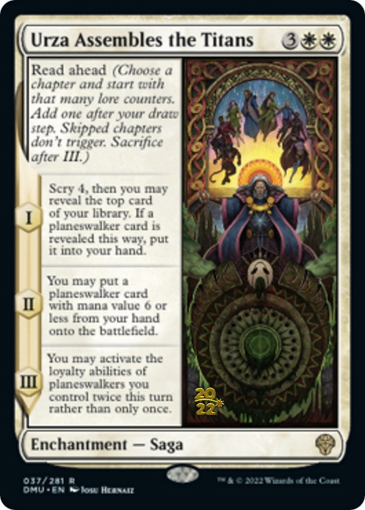 Urza Assembles the Titans [Dominaria United Prerelease Promos] - Magic: The Gathering - Card Brawlers | Quebec | Canada |