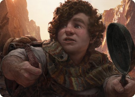 Sam, Loyal Attendant Art Card [The Lord of the Rings: Tales of Middle-earth Art Series] - Magic: The Gathering - Card Brawlers | Quebec | Canada |