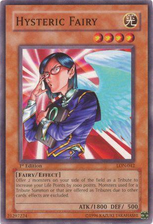 Hysteric Fairy [LON-042] Common - Yu-Gi-Oh! - Card Brawlers | Quebec | Canada |