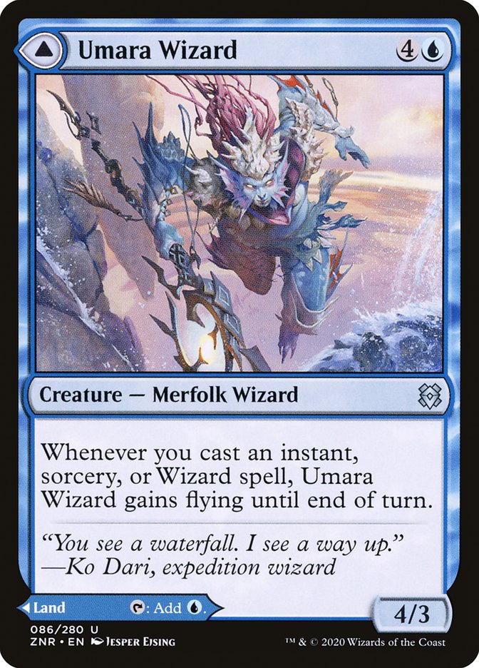 Umara Wizard // Umara Skyfalls [Zendikar Rising] - Magic: The Gathering - Card Brawlers | Quebec | Canada |