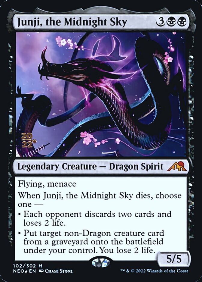 Junji, the Midnight Sky [Kamigawa: Neon Dynasty Prerelease Promos] - Magic: The Gathering - Card Brawlers | Quebec | Canada |