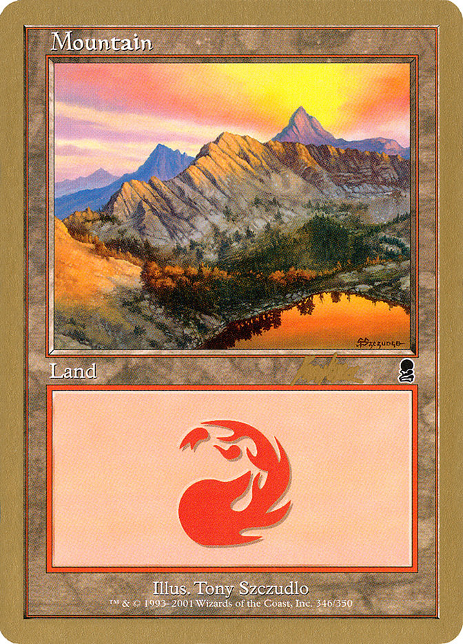 Mountain (bk346) (Brian Kibler) [World Championship Decks 2002] - Magic: The Gathering - Card Brawlers | Quebec | Canada |