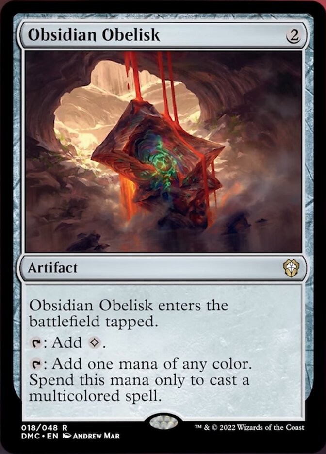 Obsidian Obelisk [Dominaria United Commander] - Magic: The Gathering - Card Brawlers | Quebec | Canada |