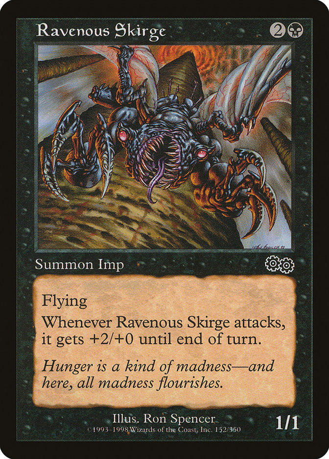 Ravenous Skirge [Urza's Saga] - Magic: The Gathering - Card Brawlers | Quebec | Canada |