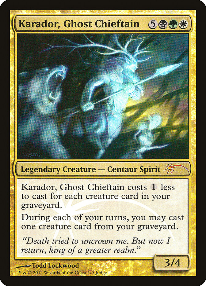 Karador, Ghost Chieftain [Judge Gift Cards 2014] - Magic: The Gathering - Card Brawlers | Quebec | Canada |