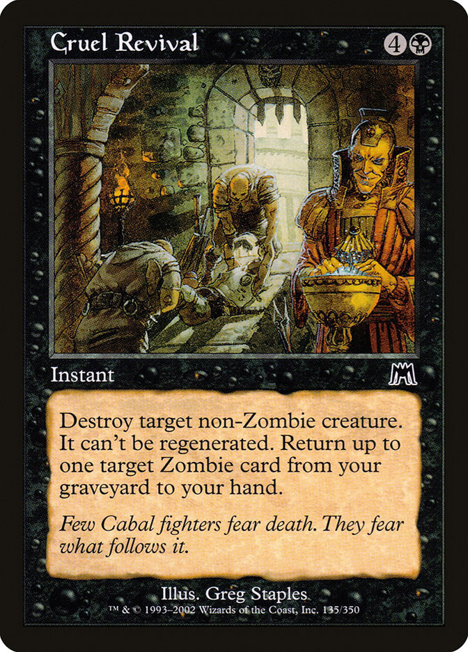 Cruel Revival [Onslaught] - Magic: The Gathering - Card Brawlers | Quebec | Canada |