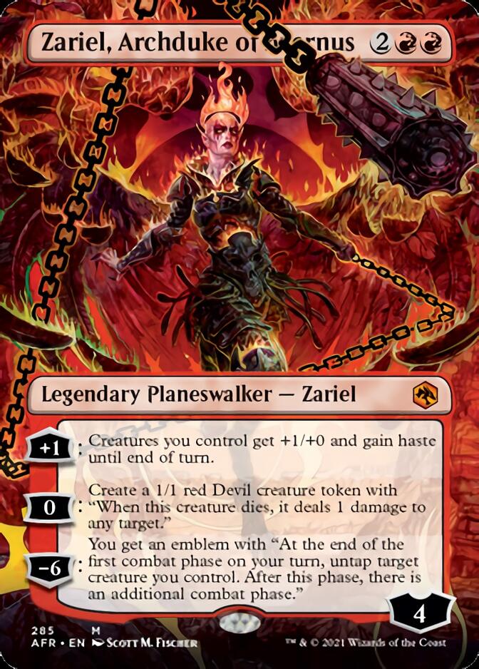 Zariel, Archduke of Avernus (Borderless) [Dungeons & Dragons: Adventures in the Forgotten Realms] - Magic: The Gathering - Card Brawlers | Quebec | Canada |