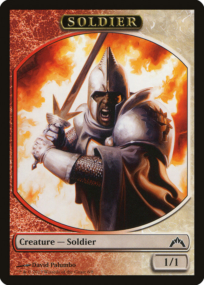 Soldier Token [Gatecrash Tokens] - Magic: The Gathering - Card Brawlers | Quebec | Canada |
