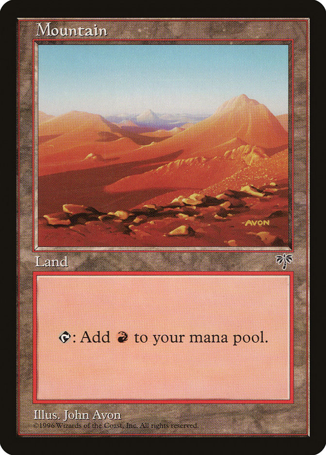 Mountain (Yellow Signature) [Mirage] - Magic: The Gathering - Card Brawlers | Quebec | Canada |