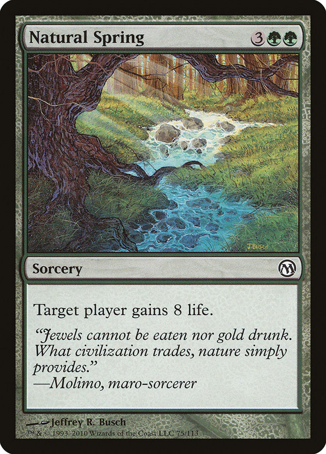 Natural Spring [Duels of the Planeswalkers] - Magic: The Gathering - Card Brawlers | Quebec | Canada |