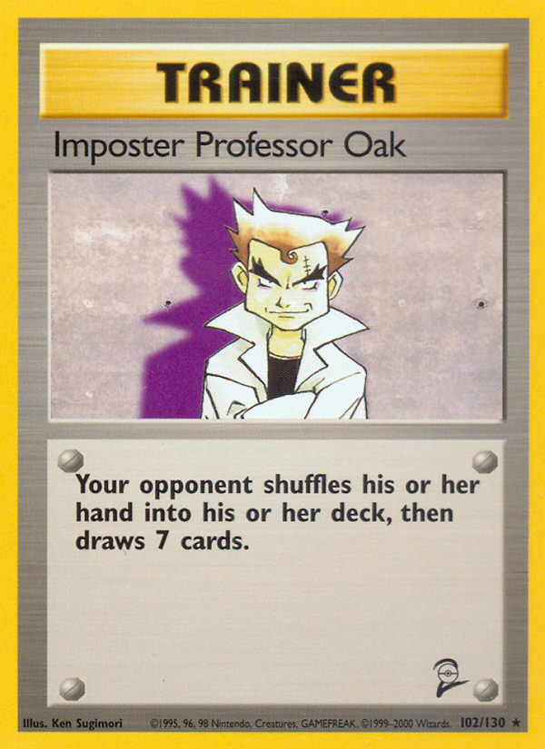 Imposter Professor Oak (102/130) [Base Set 2] - Pokémon - Card Brawlers | Quebec | Canada |