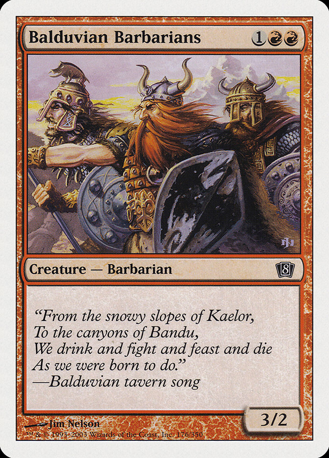 Balduvian Barbarians [Eighth Edition] - Magic: The Gathering - Card Brawlers | Quebec | Canada |