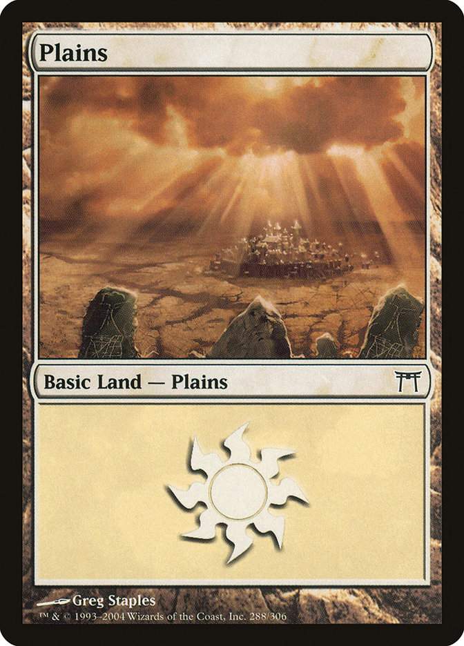 Plains (288) [Champions of Kamigawa] - Magic: The Gathering - Card Brawlers | Quebec | Canada |