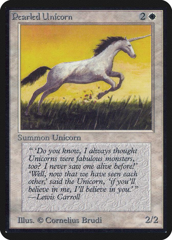 Pearled Unicorn [Alpha Edition] - Magic: The Gathering - Card Brawlers | Quebec | Canada |