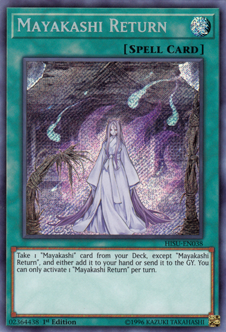 Mayakashi Return [HISU-EN038] Secret Rare - Yu-Gi-Oh! - Card Brawlers | Quebec | Canada |