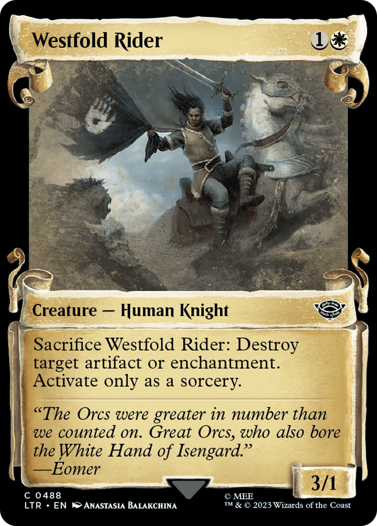 Westfold Rider [The Lord of the Rings: Tales of Middle-Earth Showcase Scrolls] - Magic: The Gathering - Card Brawlers | Quebec | Canada |