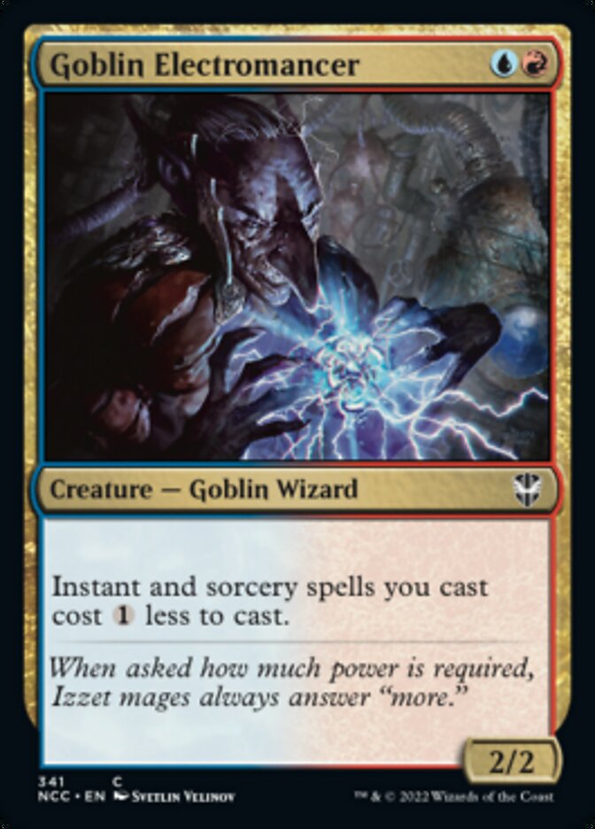 Goblin Electromancer [Streets of New Capenna Commander] - Magic: The Gathering - Card Brawlers | Quebec | Canada |