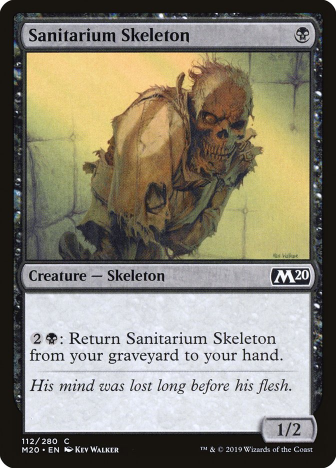 Sanitarium Skeleton [Core Set 2020] - Magic: The Gathering - Card Brawlers | Quebec | Canada |
