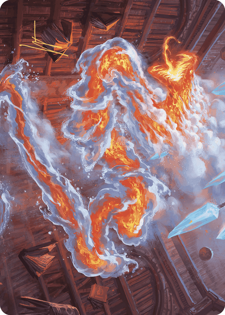 Scalding Viper Art Card (Gold-Stamped Signature) [Wilds of Eldraine Art Series] - Magic: The Gathering - Card Brawlers | Quebec | Canada |