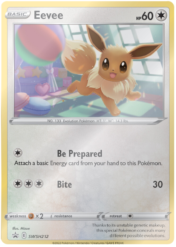 Eevee (SWSH212) [Sword & Shield: Black Star Promos] - Pokémon - Card Brawlers | Quebec | Canada |