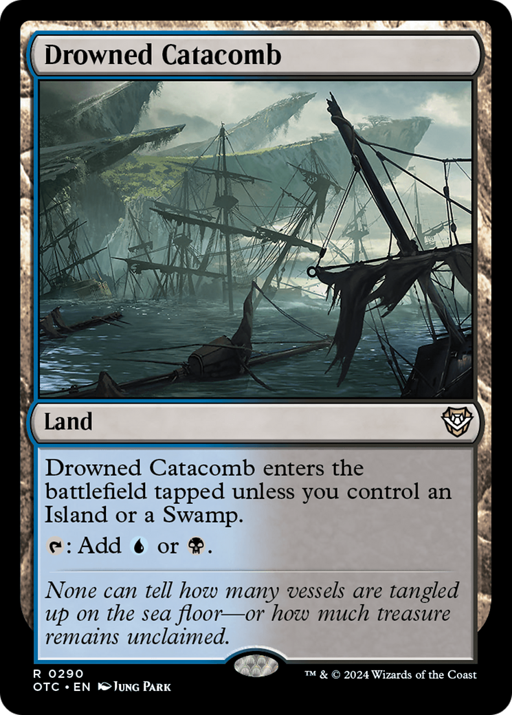 Drowned Catacomb [Outlaws of Thunder Junction Commander] - Magic: The Gathering - Card Brawlers | Quebec | Canada |
