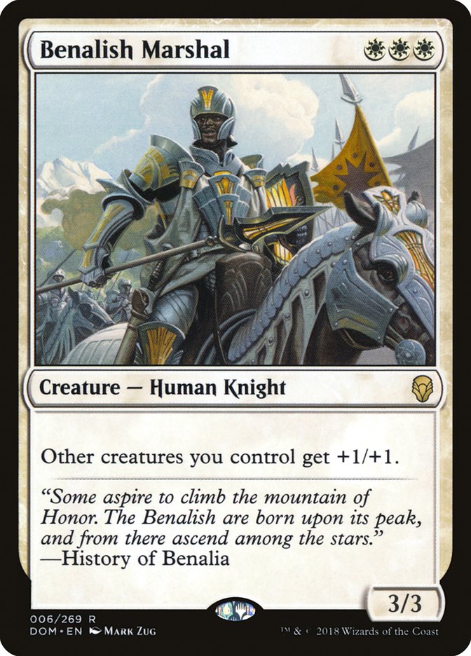 Benalish Marshal [Dominaria] - Magic: The Gathering - Card Brawlers | Quebec | Canada |
